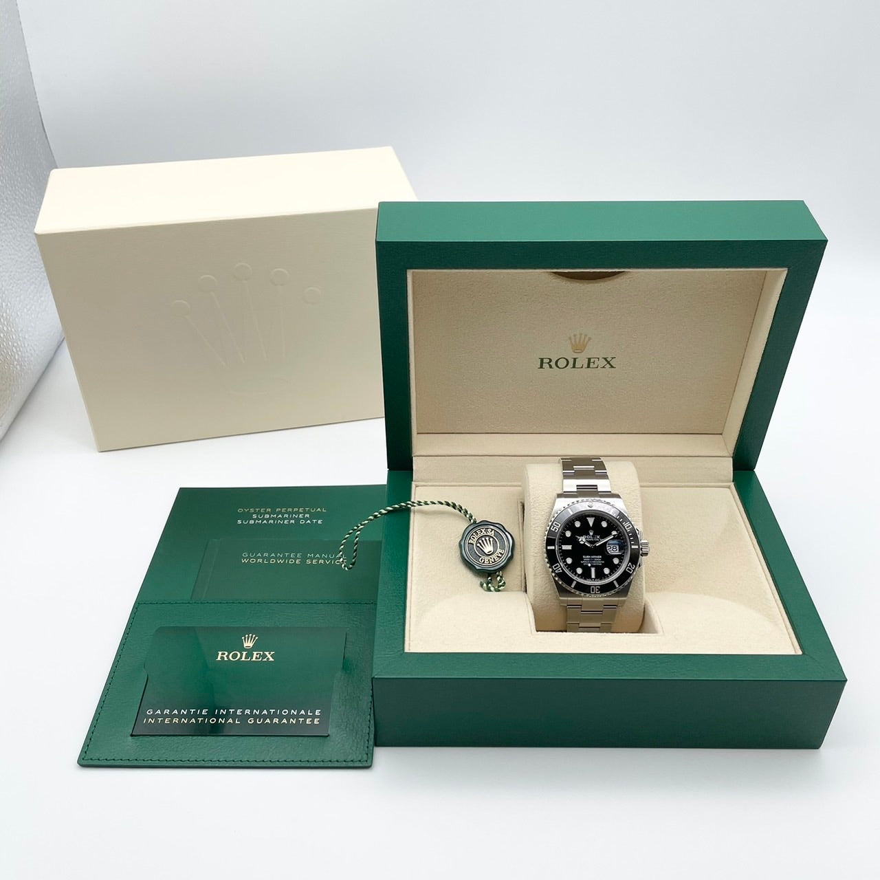사전 소유 롤렉스 서브 마리너 날짜 126610ln 검은 색 41mm