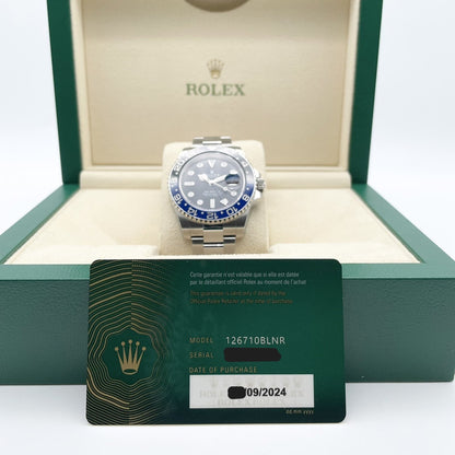 롤렉스 GMT 마스터 II 126710BLNR 배트맨 굴 팔찌 40mm