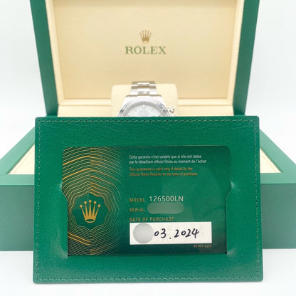 사전 소유 롤렉스 데이토나 126500ln 화이트 40mm