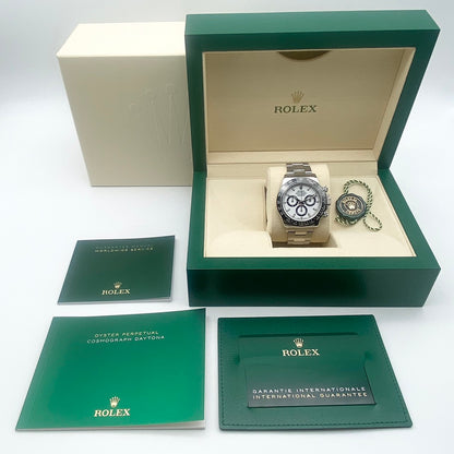사전 소유 롤렉스 데이토나 116500LN 굴 팔찌 흰색 40mm