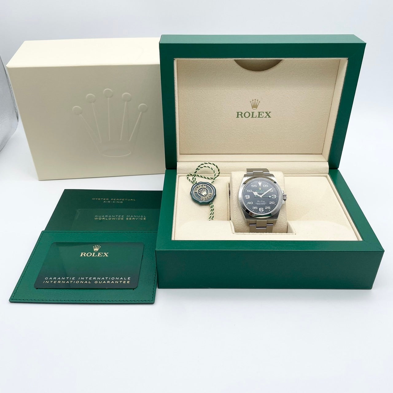 Pre-Owned Rolex Air King 126900 Black 40mm