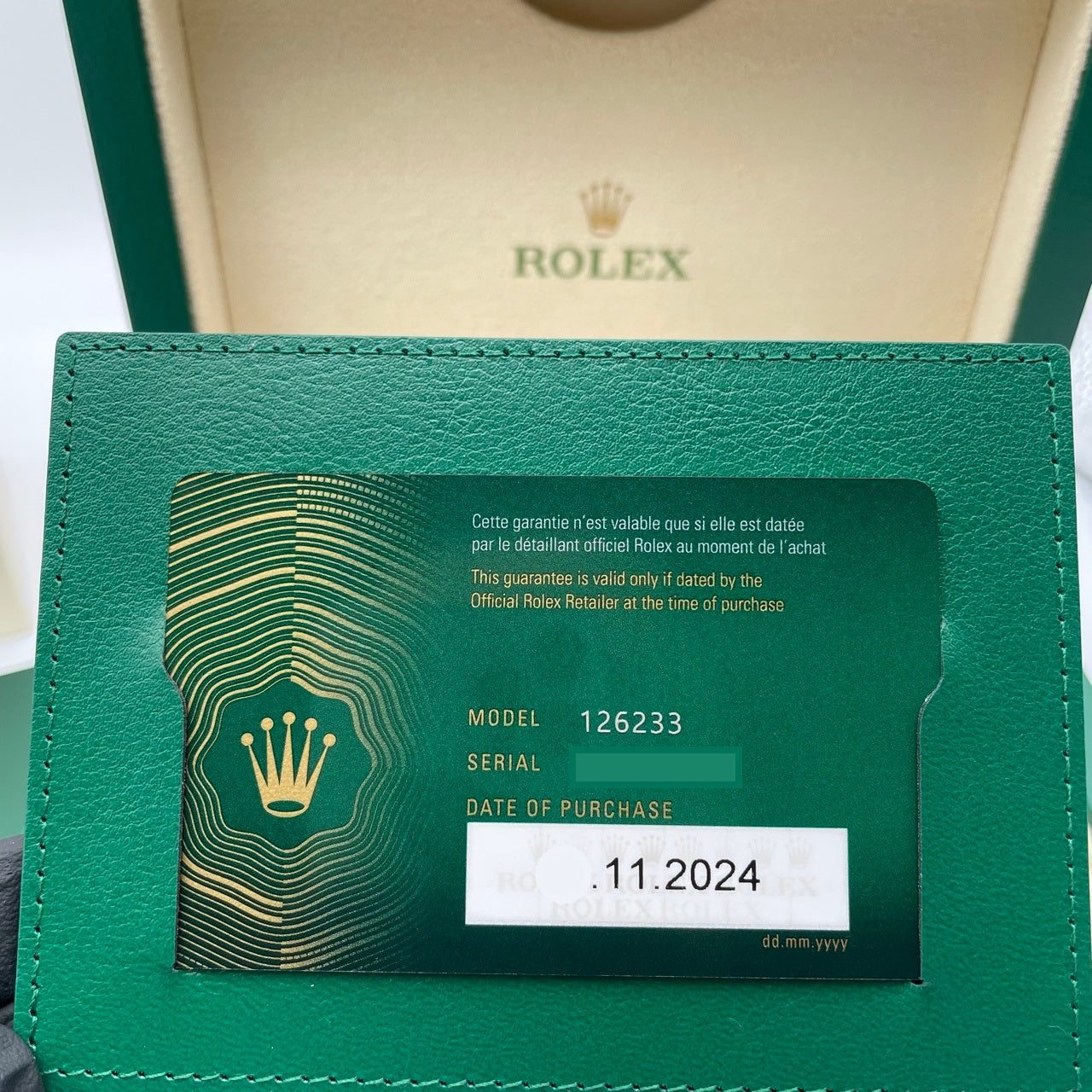 Pre-Owned Rolex Datejust 126233 Slate Stainless Steel + Yellow Gold Jubilee Bracelet 36mm