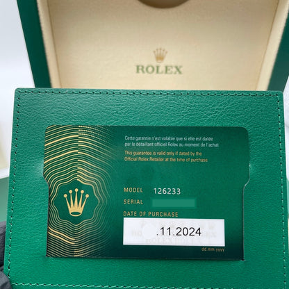 Pre-Owned Rolex Datejust 126233 Slate Stainless Steel + Yellow Gold Jubilee Bracelet 36mm
