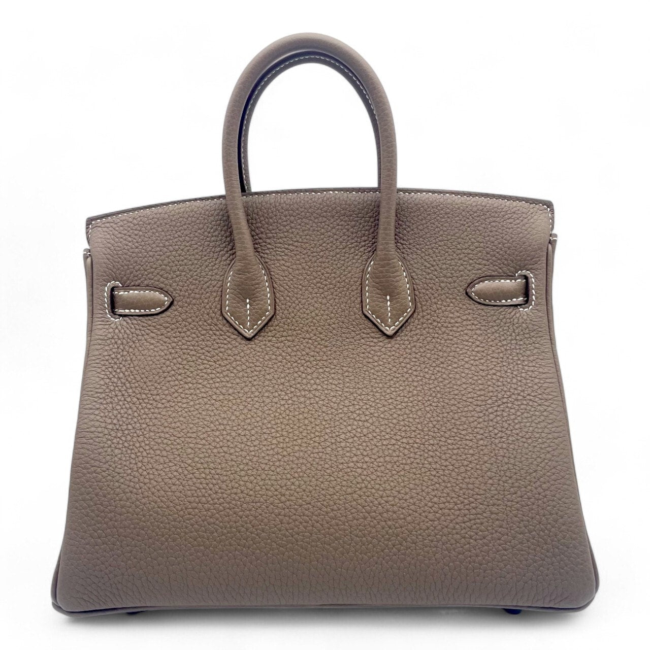 Hermes Birkin 25 Etoup Togo Silver Metal Fittings B 조각