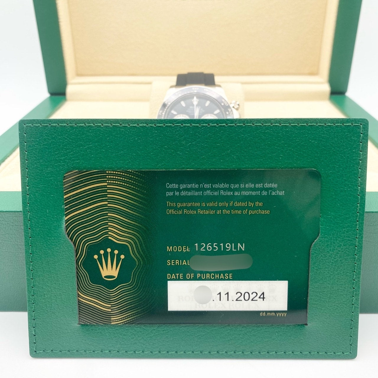 プレオウンド ロレックス デイトナ 126519LN ブライトブラック＆スチール 40mm