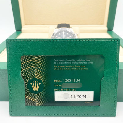 プレオウンド ロレックス デイトナ 126519LN ブライトブラック＆スチール 40mm