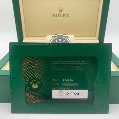 プレオウンド ロレックス エクスプローラー 224270 ブラック ステンレスチール オイスターブレス 40mm