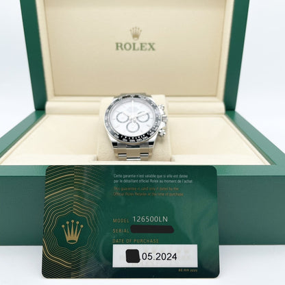 プレオウンド ロレックス デイトナ 126500LN ホワイト 40mm