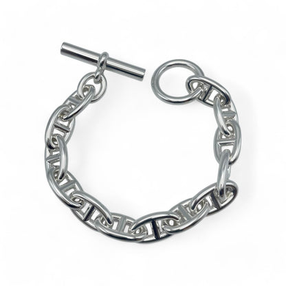 Hermes Chaine d'Ancre 手链 GM 银 925 13 链节