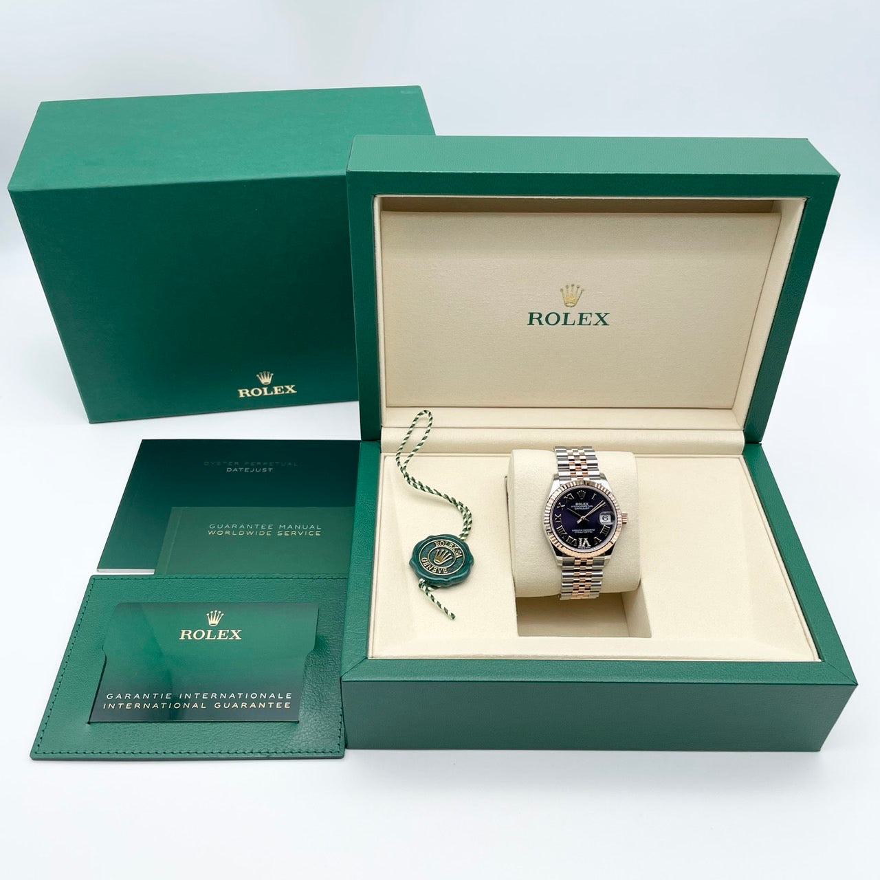 劳力士datejust 278271 Aubergine Everrose Gold Roman VI钻石禧年31mm