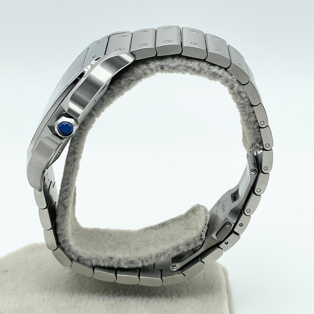 까르띠에 산토스 드 카티어 WSSA0071 블루 스테인리스 스틸 39.8mm