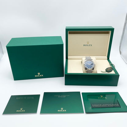 [New box included!] ! 】Rolex Datejust 126334 Blue 10P Diamond Jubilee Bracelet 41mm