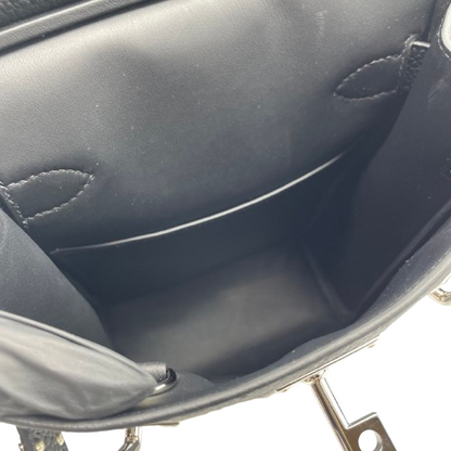 エルメス ケリーアッカド PM ノワール トゴ シルバー金具 W刻印