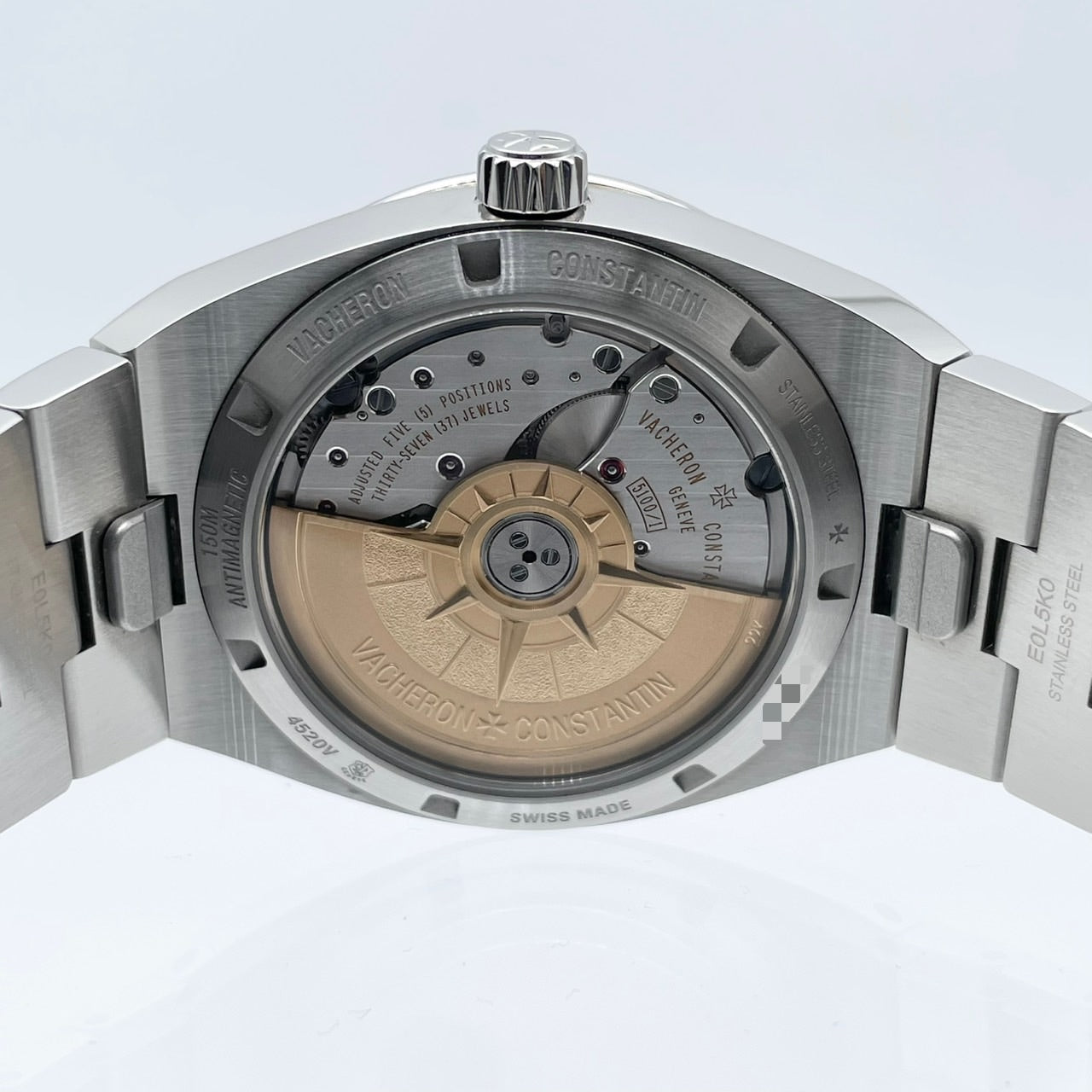 Pre-Owned Vacheron Constantin Overseas 4520V/210A-B128 Stainless Steel Blue 41mm
