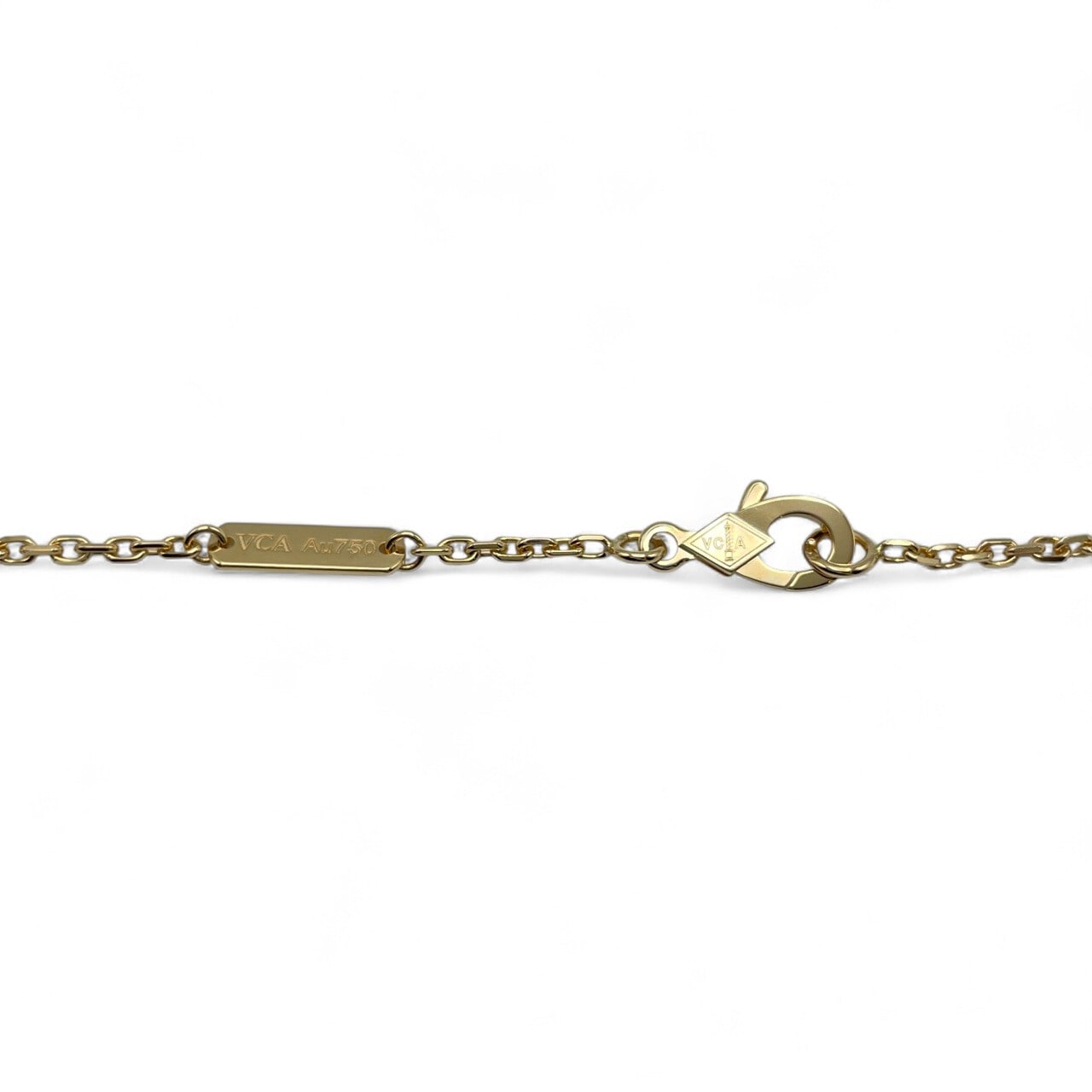 プレオウンドヴァンクリーフ＆アーペル ドゥ パピヨン ネックレス VCARP7UP00 ターコイズ イエローゴールド