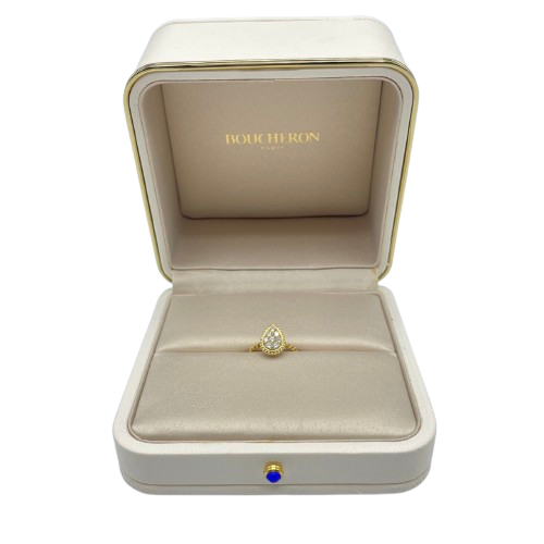 プレオウンドブシュロン セルパンボエムリング スモール 48（7号） JRG02144 イエローゴールド・ダイヤモンド