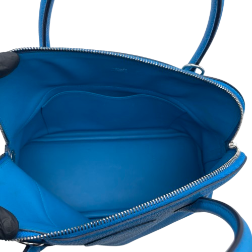 중고 에르메스 볼라이드 마카롱 31 블루 프리다 토리옹 클레멘스 실버 하드웨어 Z 인그레이빙