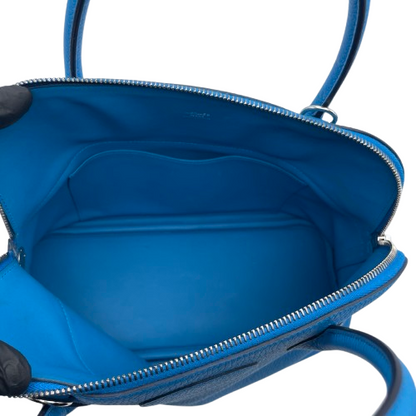 중고 에르메스 볼라이드 마카롱 31 블루 프리다 토리옹 클레멘스 실버 하드웨어 Z 인그레이빙