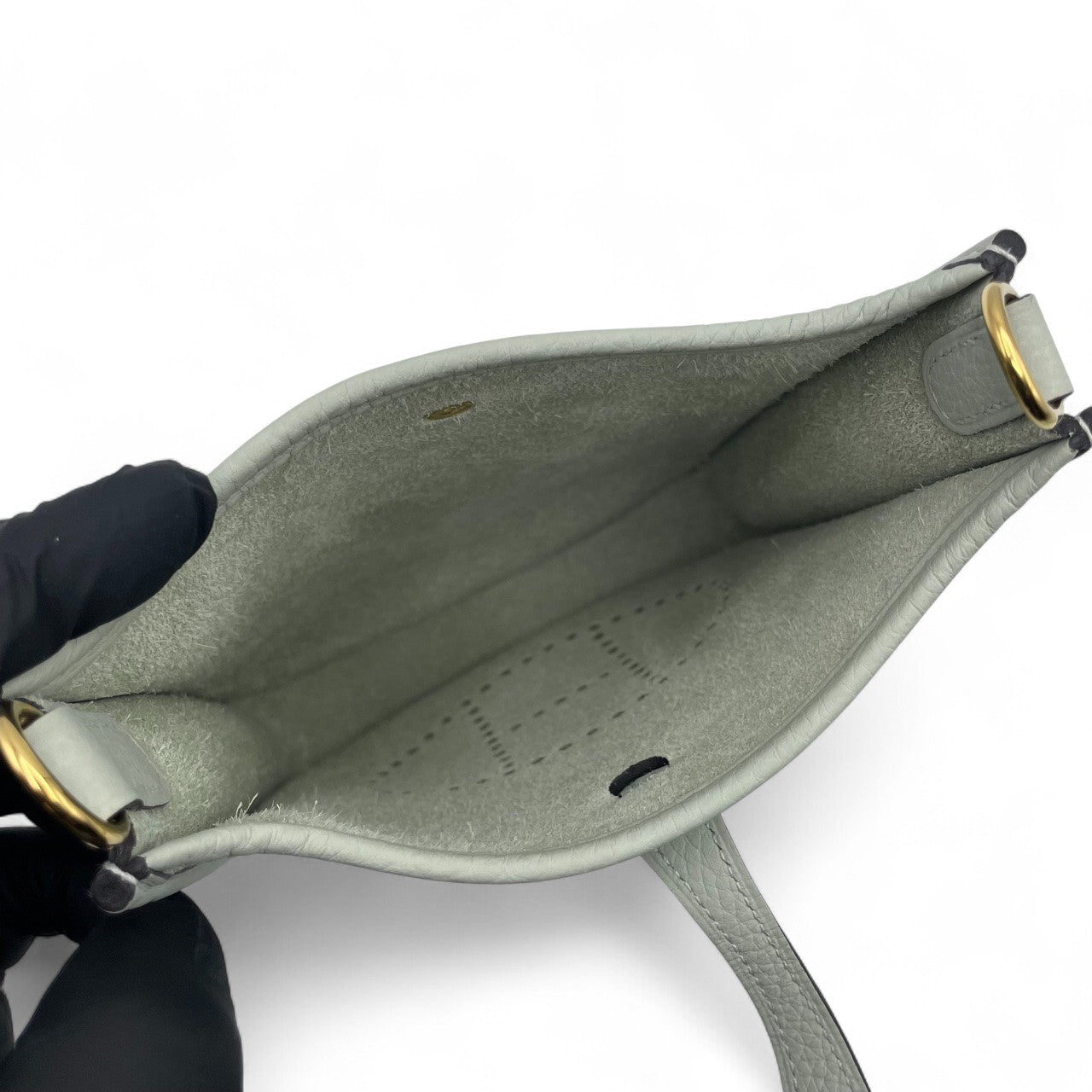 중고 헤르메스 미니 에블린 아마존 TPM 그리네브 토리옹 클레멘스 골드 하드웨어 B 스탬프됨