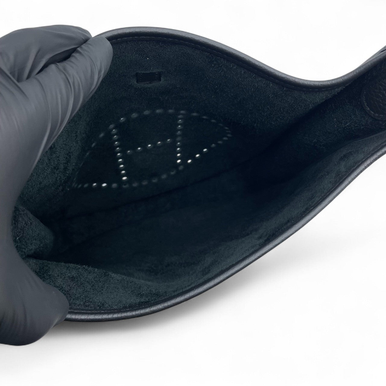 중고 에르메스 에블린 PM 느와르 토리옹 클레망스 실버 하드웨어 Z 인그레이빙