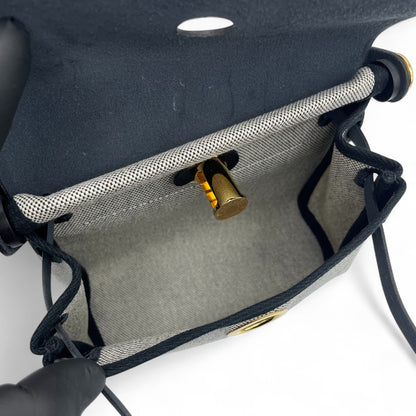 중고 에르메스 에일 백 지퍼 미니 20 느와르 투알 애쉬 골드 하드웨어 K 스탬프 중고