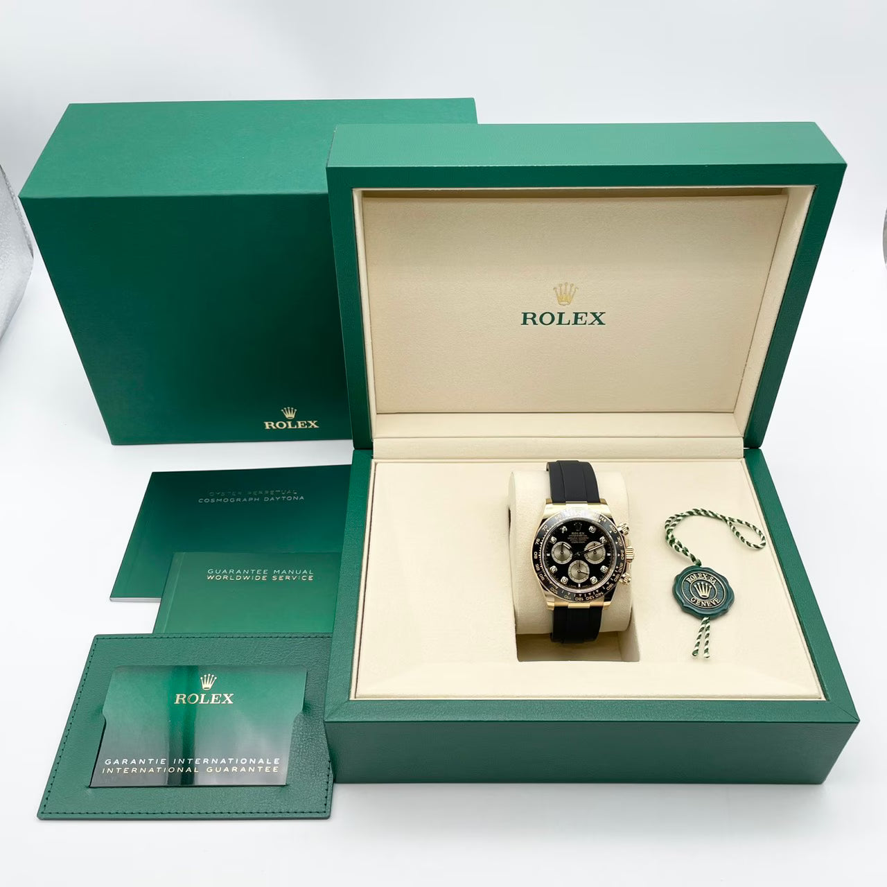 プレオウンド ロレックス デイトナ 126518LNG ブラック&シャンパン 8Pダイヤ 40mm
