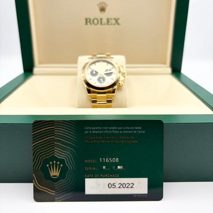 プレオウンド ロレックス デイトナ 116508 ゴールデンブラック 40mm