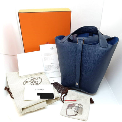 Pre-Owned Hermes Picotin Rock PM Torillon Clemence Brunuits Engraved
