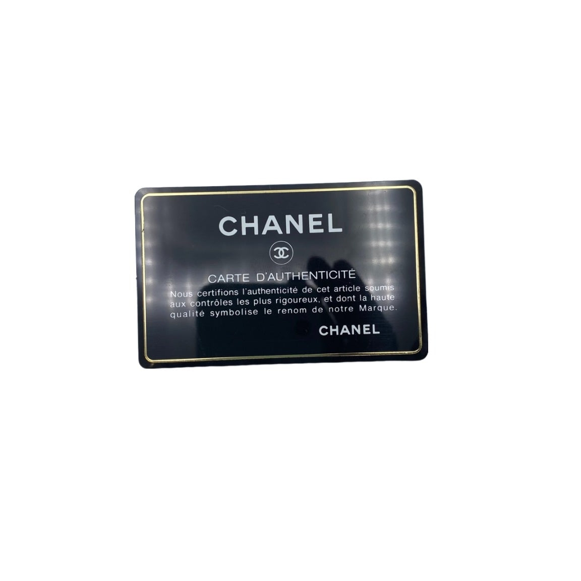 Pre-Owned Chanel Matelasse Black Lambskin Gold Fittings