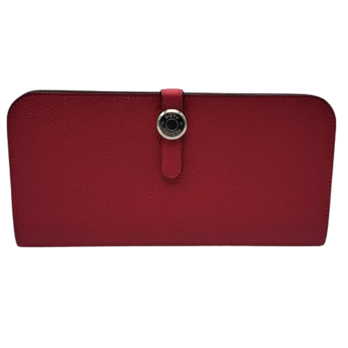 Hermes dogonlong rectvelso framboise togo u는 새겨 져 있습니다