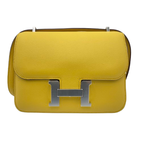 [현금 특별 가격] Hermes Constance Mini 18 거울을 가진 거울 Sun Swift Silver Metal Fittings B 새겨 져