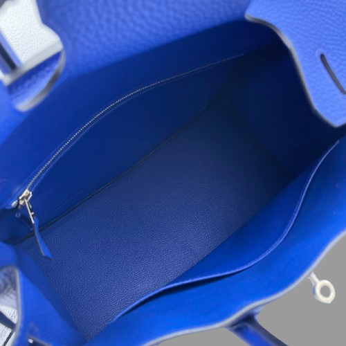 [現金特別價格]愛馬仕·伯金（Hermes Birkin）30藍色皇家多哥銀色配件