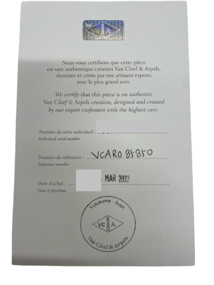 伯爵与伯爵VCAR085850 9号18k白金钻石