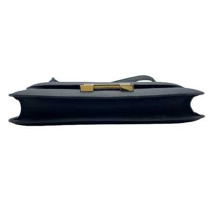 Hermes Constance Elan 25 Noir Epson Gold 하드웨어 W 새로