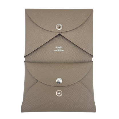 プレオウンド エルメス カルヴィデュオ エトゥープ エプソン シルバー金具 B刻印
