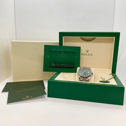 Pre-Owned Rolex Datejust 126334 Mint Green
