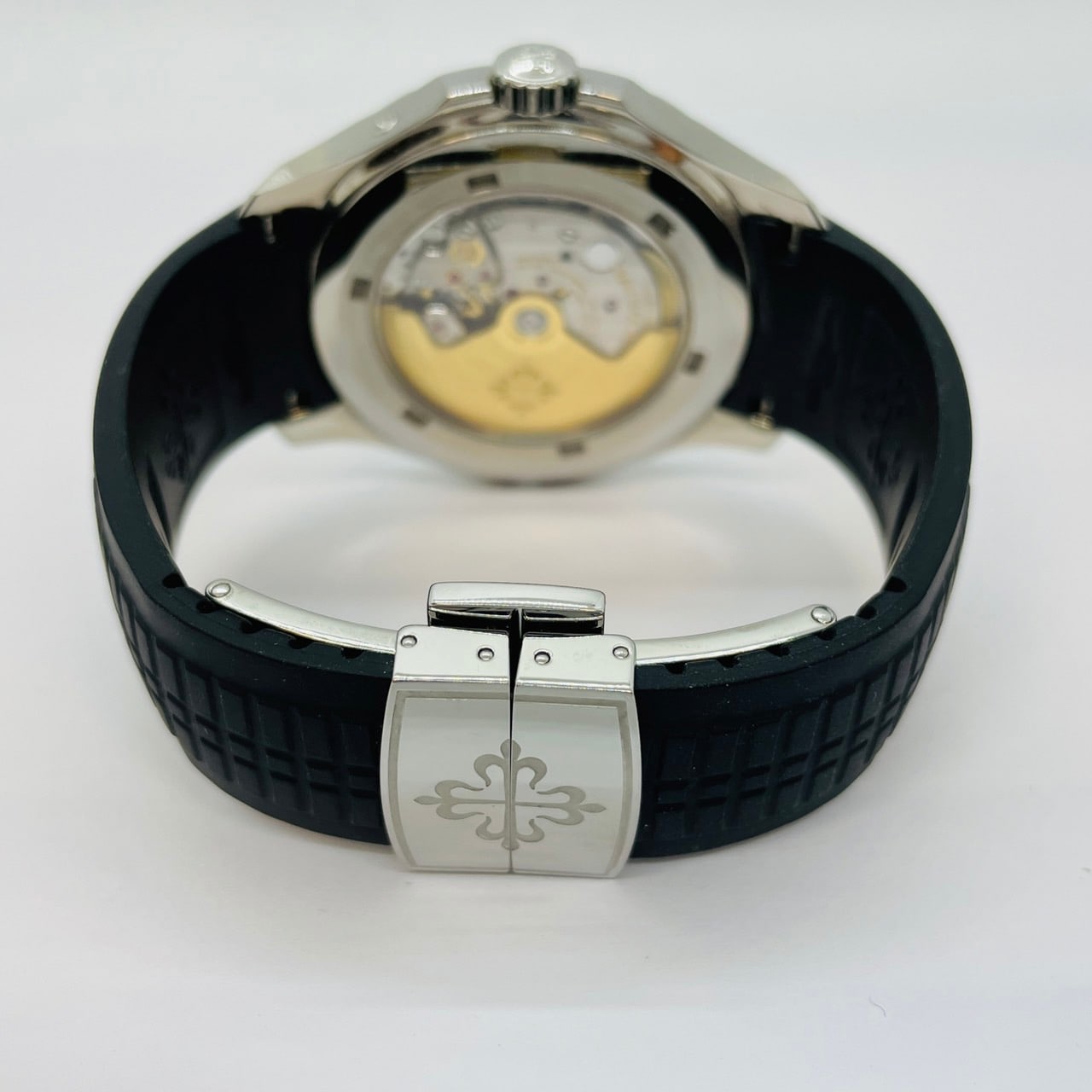 Pre-Owned Patek Philippe Aquanaut 5164A-001 Black