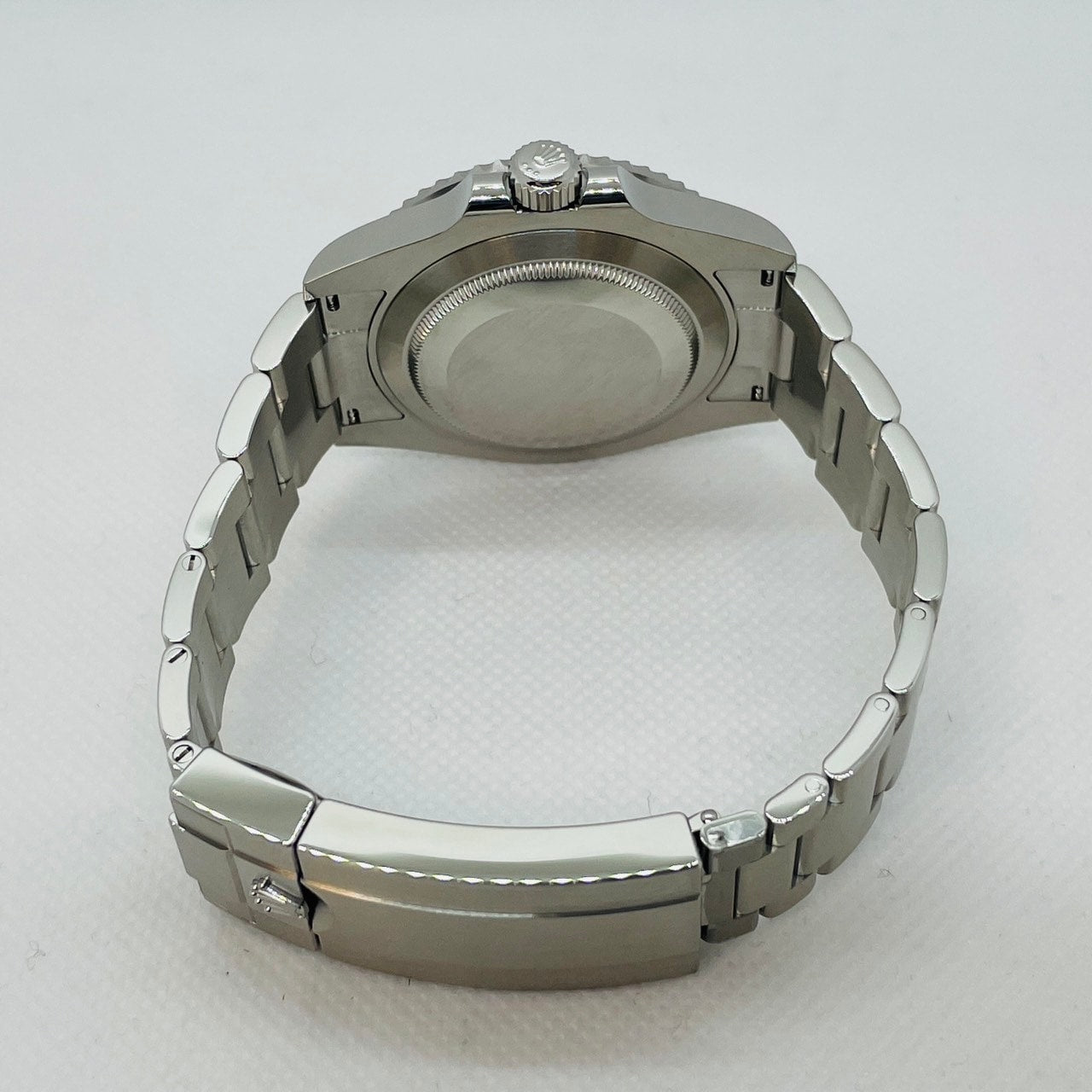 Pre-Owned Rolex Submariner Date 126610LV Oyster Bracelet Black Green