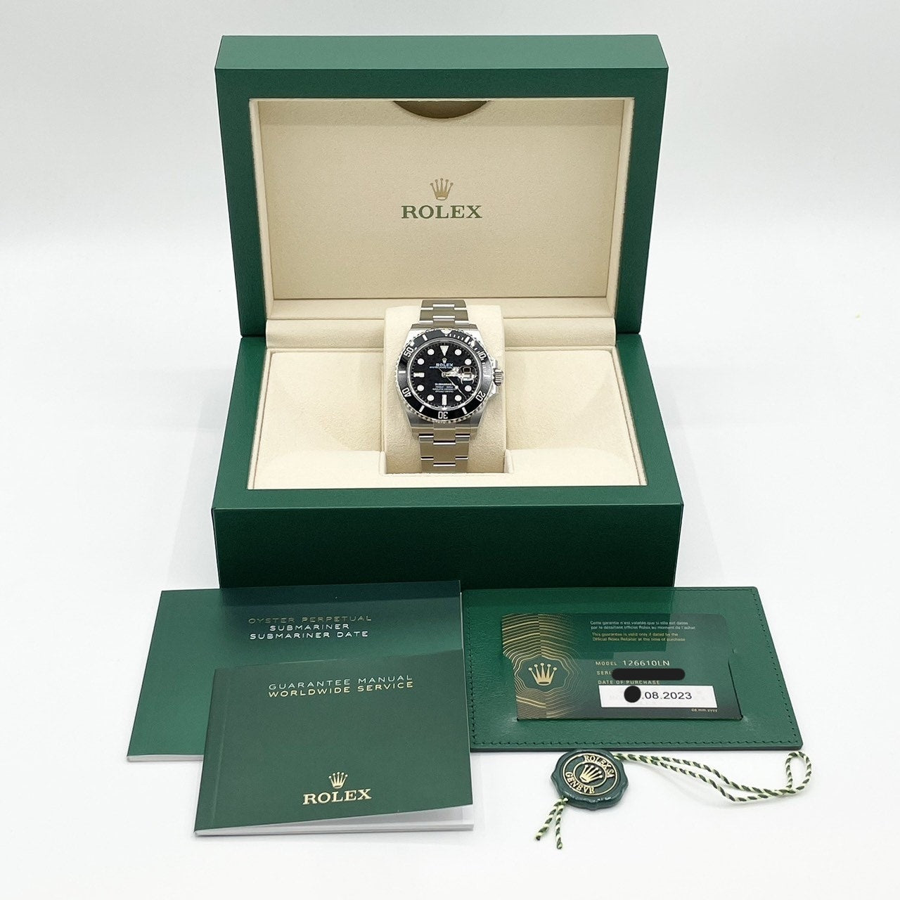 Pre-Owned Rolex Submariner Date 126610LN Black 41mm