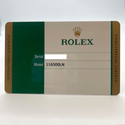 プレオウンド ロレックス デイトナ 116500LN オイスターブレスレット ブラック