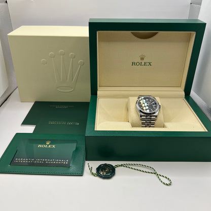 プレオウンド ロレックス デイトジャスト 126200  ジュビリーブレスレット　ブラック　36mm