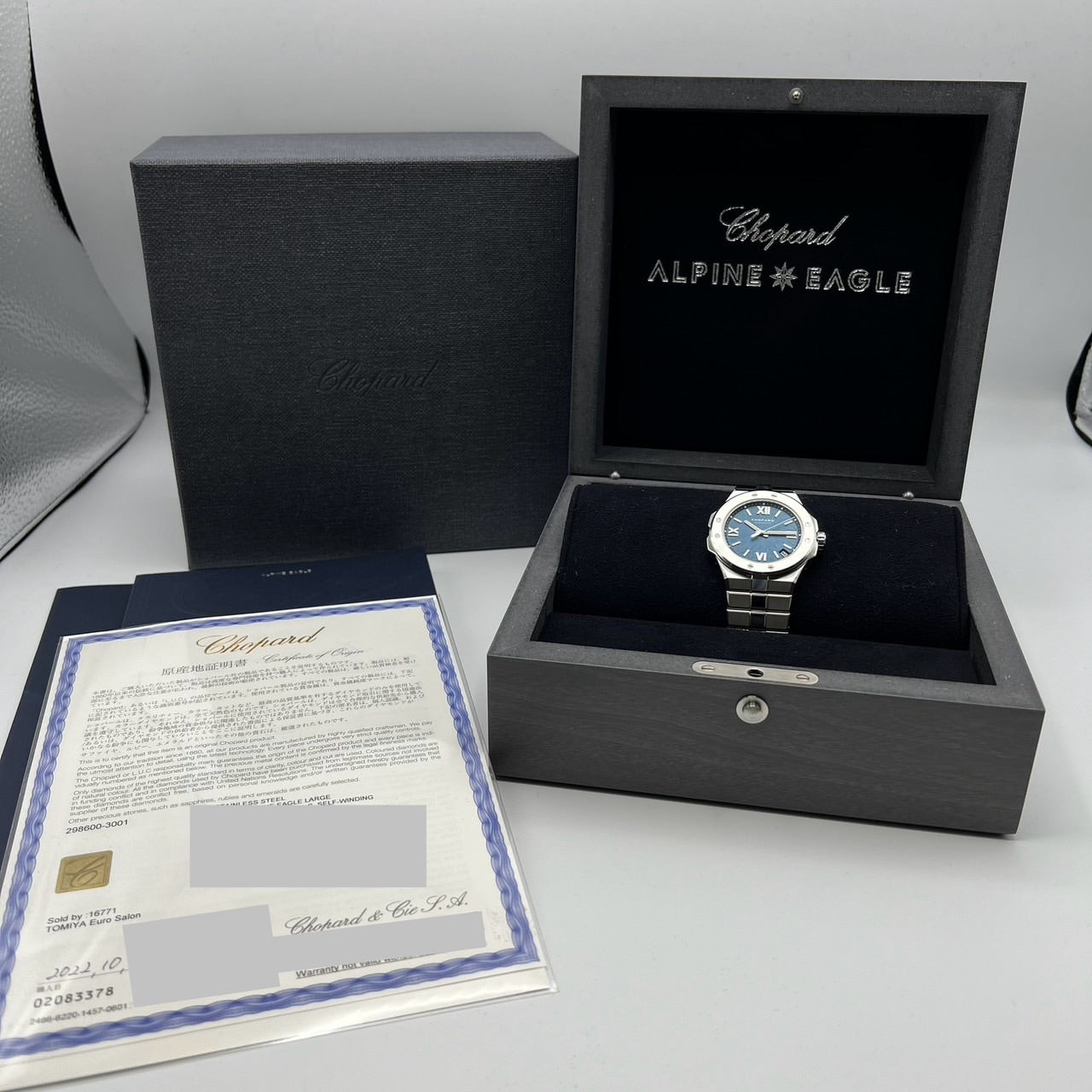Pre-Owned Chopard Alpine Eagle Large 298600-3001 Blue 41mm