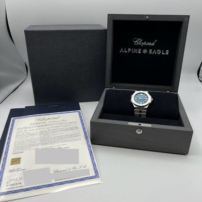 Pre-Owned Chopard Alpine Eagle Large 298600-3001 Blue 41mm