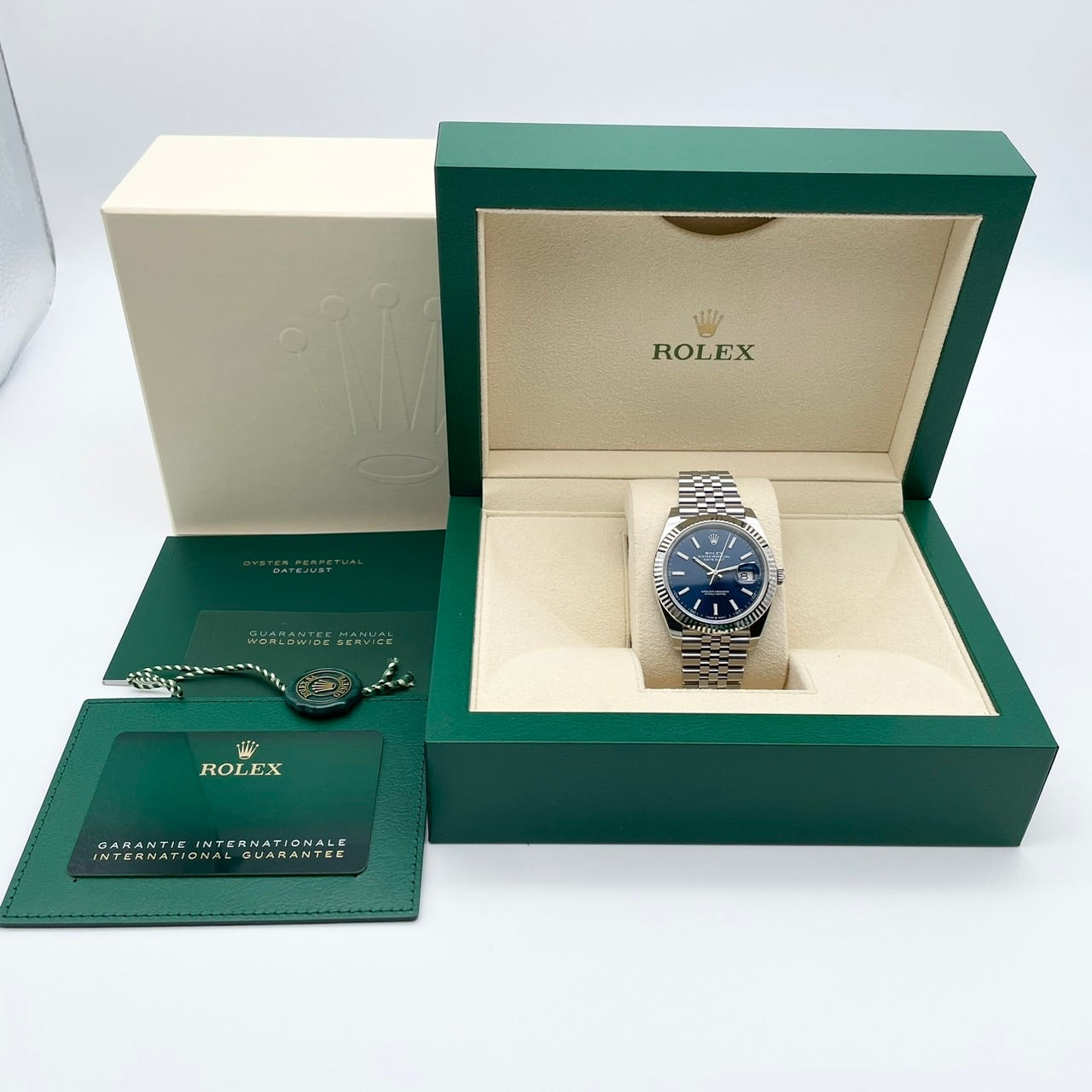 プレオウンド ロレックス デイトジャスト 126334 ブライトブルー 41mm