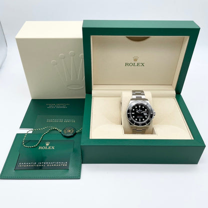 사전 소유의 롤렉스 바다 거주자 126600 굴 팔찌 검은 43mm