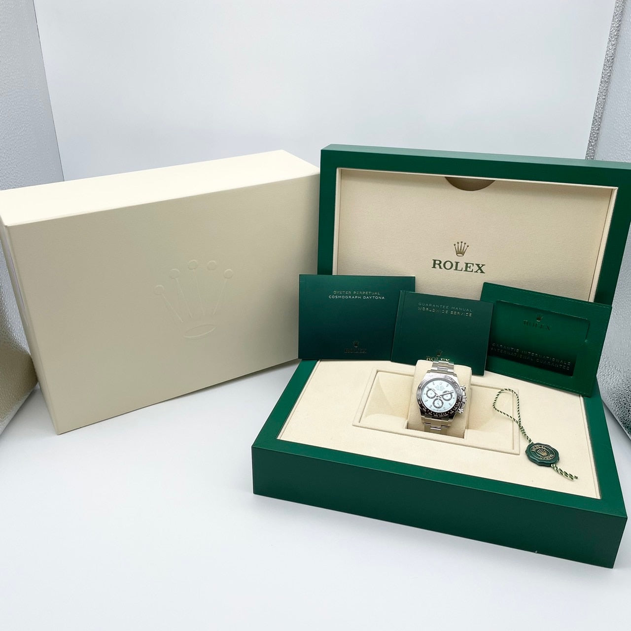 プレオウンド 【超希少 国内ギャラ22年4月未使用品】ロレックス デイトナ 116506 アイスブルー 40mm
