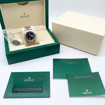Pre-Owned Rolex Explorer II 226570 Oyster Bracelet Black 42mm