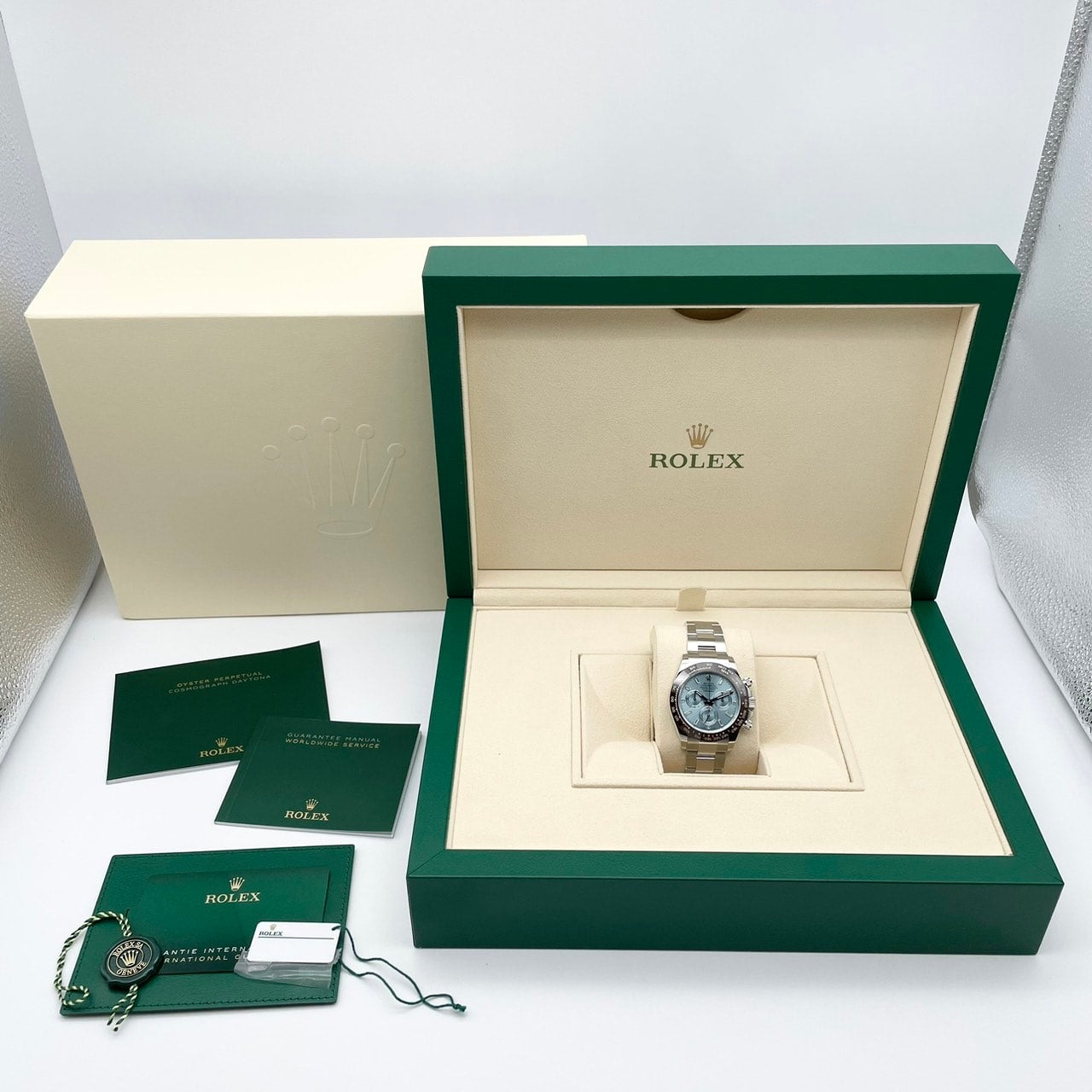 [새로운 급여!] ; 롤렉스 데이토나 116506A 얼음 블루 40mm