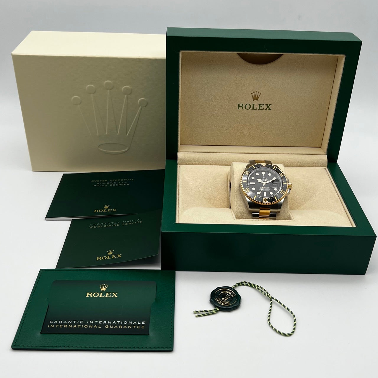 사전 소유 롤렉스 바다 거주자 126603 블랙 43mm