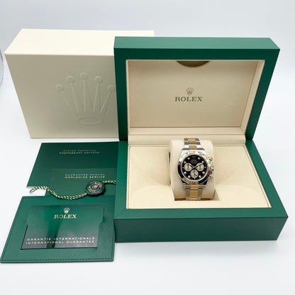 Rolex Daytona 126503G Bright Black & Golden 8P Diamond 40mm